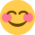 uśmiechnięta twarz o roześmianych oczach — emotka w stylu X (Twitter), Twemoji