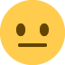 neutralna twarz — emotka w stylu X (Twitter), Twemoji