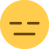 twarz bez wyrazu — emotka w stylu X (Twitter), Twemoji