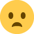zachmurzona twarz z otwartymi ustami — emotka w stylu X (Twitter), Twemoji