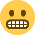 twarz z grymasem — emotka w stylu X (Twitter), Twemoji