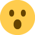 twarz z otwartymi ustami — emotka w stylu X (Twitter), Twemoji
