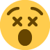 oszołomiona twarz — emotka w stylu X (Twitter), Twemoji