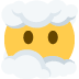 twarz w chmurach — emotka w stylu X (Twitter), Twemoji