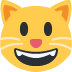 uśmiechnięty kot — emotka w stylu X (Twitter), Twemoji