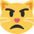 nadąsany kot — emotka w stylu X (Twitter), Twemoji