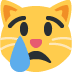 płaczący kot — emotka w stylu X (Twitter), Twemoji