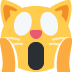przestraszony kot — emotka w stylu X (Twitter), Twemoji