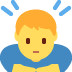 mężczyzna w ukłonie — emotka w stylu X (Twitter), Twemoji
