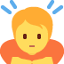 osoba w ukłonie — emotka w stylu X (Twitter), Twemoji