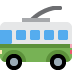 trolejbus — emotka w stylu X (Twitter), Twemoji