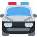 nadjeżdżający radiowóz — emotka w stylu X (Twitter), Twemoji