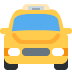 nadjeżdżająca taksówka — emotka w stylu X (Twitter), Twemoji