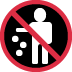 zakaz śmiecenia — emotka w stylu X (Twitter), Twemoji