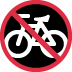 zakaz wjazdu rowerów — emotka w stylu X (Twitter), Twemoji