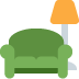 kanapa i lampa — emotka w stylu X (Twitter), Twemoji