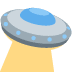 latający talerz — emotka w stylu X (Twitter), Twemoji