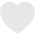 białe serce — emotka w stylu X (Twitter), Twemoji