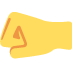 pięść skierowana w lewo — emotka w stylu X (Twitter), Twemoji