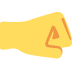 pięść skierowana w prawo — emotka w stylu X (Twitter), Twemoji