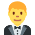 mężczyzna w smokingu — emotka w stylu X (Twitter), Twemoji