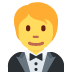 osoba w smokingu — emotka w stylu X (Twitter), Twemoji