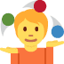 żonglująca osoba — emotka w stylu X (Twitter), Twemoji