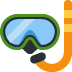 maska do nurkowania — emotka w stylu X (Twitter), Twemoji