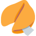 ciastko z wróżbą — emotka w stylu X (Twitter), Twemoji