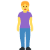 stojąca kobieta — emotka w stylu X (Twitter), Twemoji