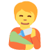 osoba karmiąca niemowlę — emotka w stylu X (Twitter), Twemoji