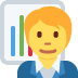 pracownik biurowy — emotka w stylu X (Twitter), Twemoji