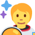 astronauta — emotka w stylu X (Twitter), Twemoji