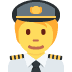 pilot — emotka w stylu X (Twitter), Twemoji
