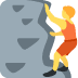osoba wspinająca się — emotka w stylu X (Twitter), Twemoji