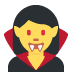kobieta wampir — emotka w stylu X (Twitter), Twemoji
