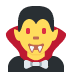 mężczyzna wampir — emotka w stylu X (Twitter), Twemoji