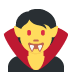 wampir — emotka w stylu X (Twitter), Twemoji