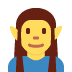 mężczyzna elf — emotka w stylu X (Twitter), Twemoji