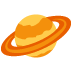 planeta z pierścieniami — emotka w stylu X (Twitter), Twemoji