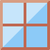 okno — emotka w stylu X (Twitter), Twemoji
