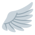 skrzydło — emotka w stylu X (Twitter), Twemoji