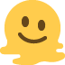 roztapiająca się twarz — emotka w stylu X (Twitter), Twemoji