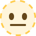 twarz otoczona linią przerywaną — emotka w stylu X (Twitter), Twemoji