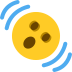 wstrząśnięta twarz — emotka w stylu X (Twitter), Twemoji