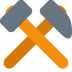 młoty — emotka w stylu X (Twitter), Twemoji