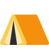 namiot — emotka w stylu X (Twitter), Twemoji