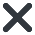 znak mnożenia — emotka w stylu X (Twitter), Twemoji