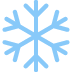 płatek śniegu — emotka w stylu X (Twitter), Twemoji