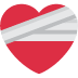uleczone serce — emotka w stylu X (Twitter), Twemoji